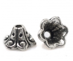 300493-1 Шапочка "Колокольчик", античное серебро