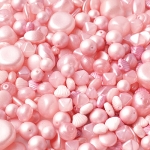 Preciosa Стеклянные бусины ассорти "Pearl", № 26 розовые, 250 г.